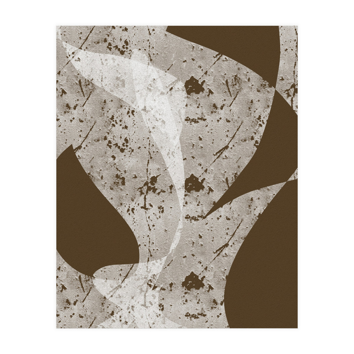 Abstract White Scratch (Print Only)