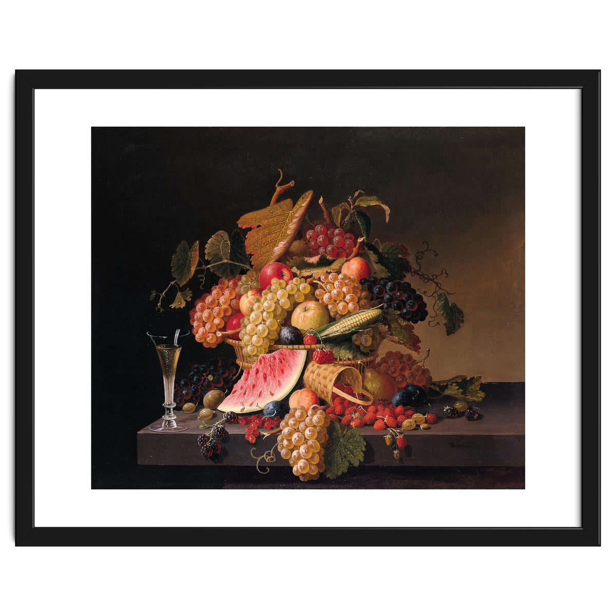 Paul Lacroix (Activo en Nueva York, entre 1855 y 1869-). The Abundance of Summer (s.f). Oil on ca...