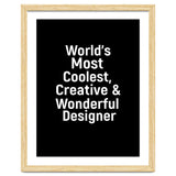 World's most coolest, creative and wonderful designer thumbnail