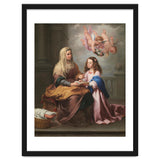 Bartolomé Esteban Murillo / 'Saint Anne with the Virgin', ca.  1655, Spanish School. VIRGIN MARY. thumbnail