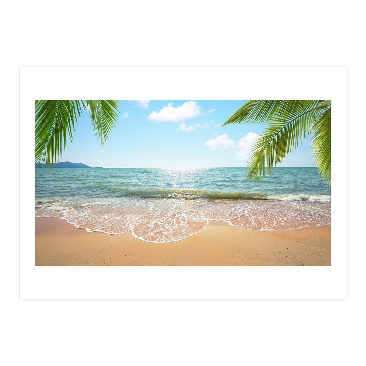 Tropical Beach (Print Only)