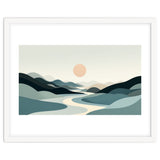 Serene Horizon: Minimalist Organic Landscape thumbnail
