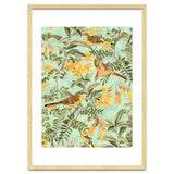 Yellow Birds in Tropical Jungle Paradise thumbnail