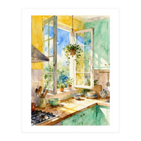 Matisse Inspired Kitchen Room (Print Only)