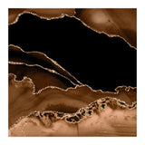 Brown & Gold Agate Texture 14 (Print Only) thumbnail