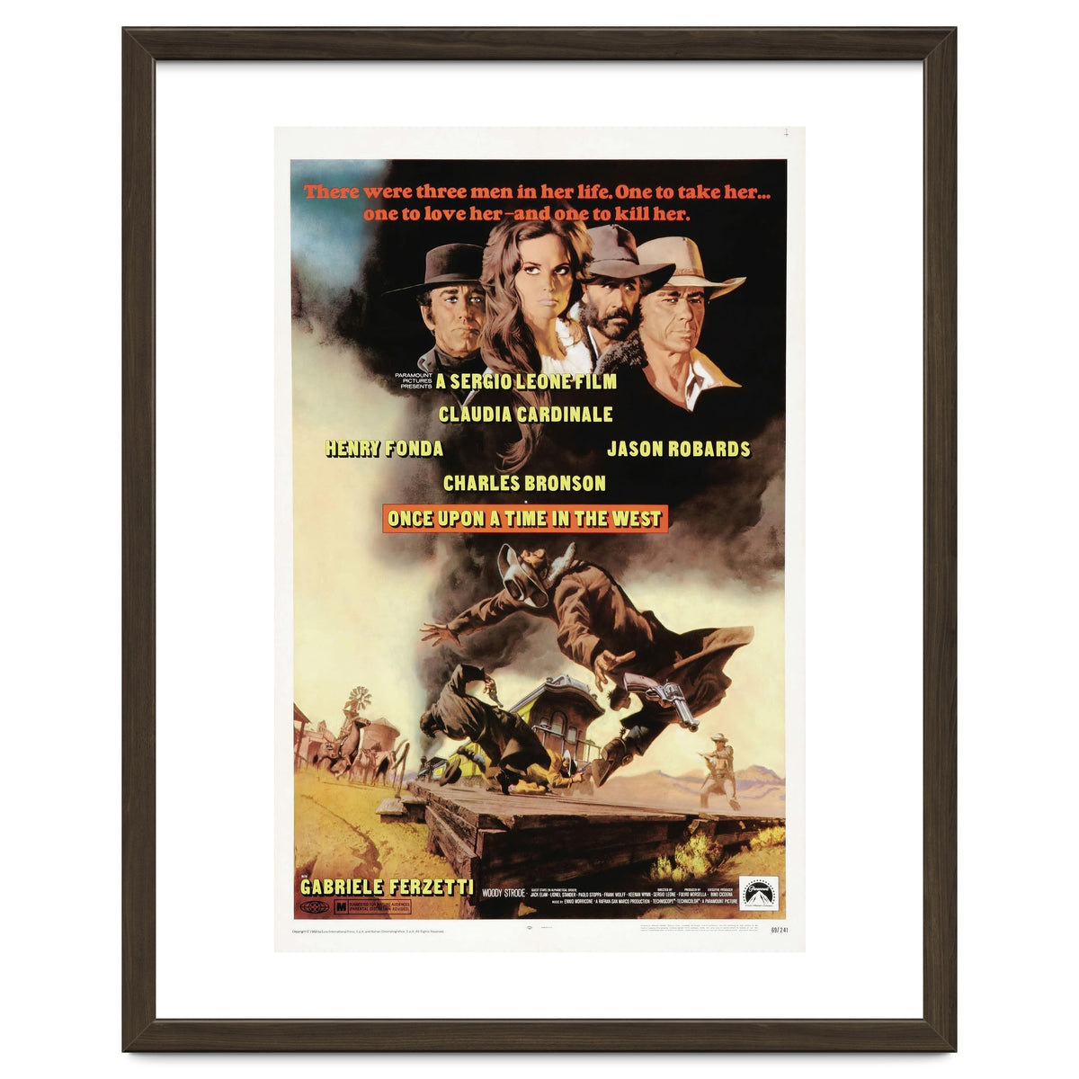 ONCE UPON A TIME IN THE WEST (1968), directed by SERGIO LEONE.