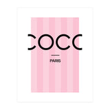 Paris Fashion Quote Art, Coco Chanel, Chic Decor (Print Only) thumbnail