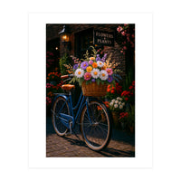 The Aesthetic of a Bicycle at a Flower Shop (Print Only)