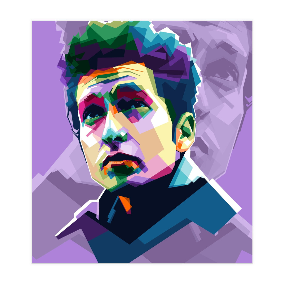 Bob Dylan Pop Art WPAP (Print Only)