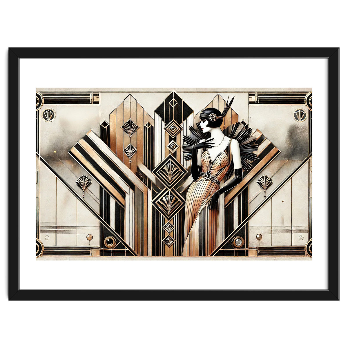Gatsby Glamour Art Deco Scene