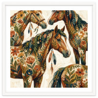 Rustic Horse Blossoms