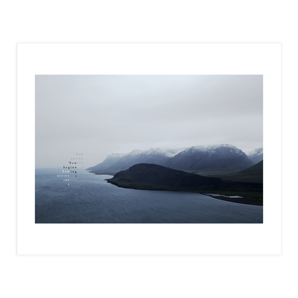 Photography - Scandinavia Fjord - New begginings (Print Only)