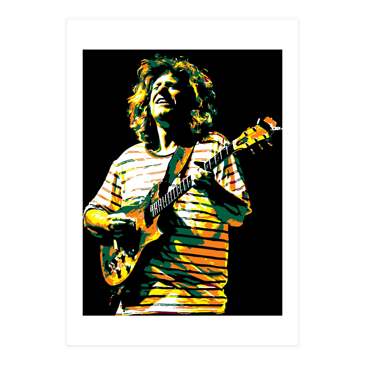 Pat Metheny American Jazz Guitarist Legend (Print Only)