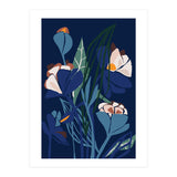 Florals At Night – Modern Illustration (Print Only) thumbnail