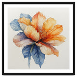 Ethereal Amber and Azure Bloom thumbnail