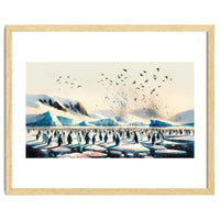Antarctic Expanse Penguins Path