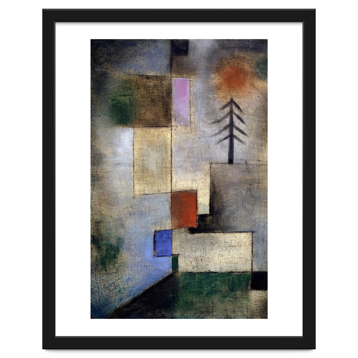 Paul Klee Small Fir Tree Abstract Painting