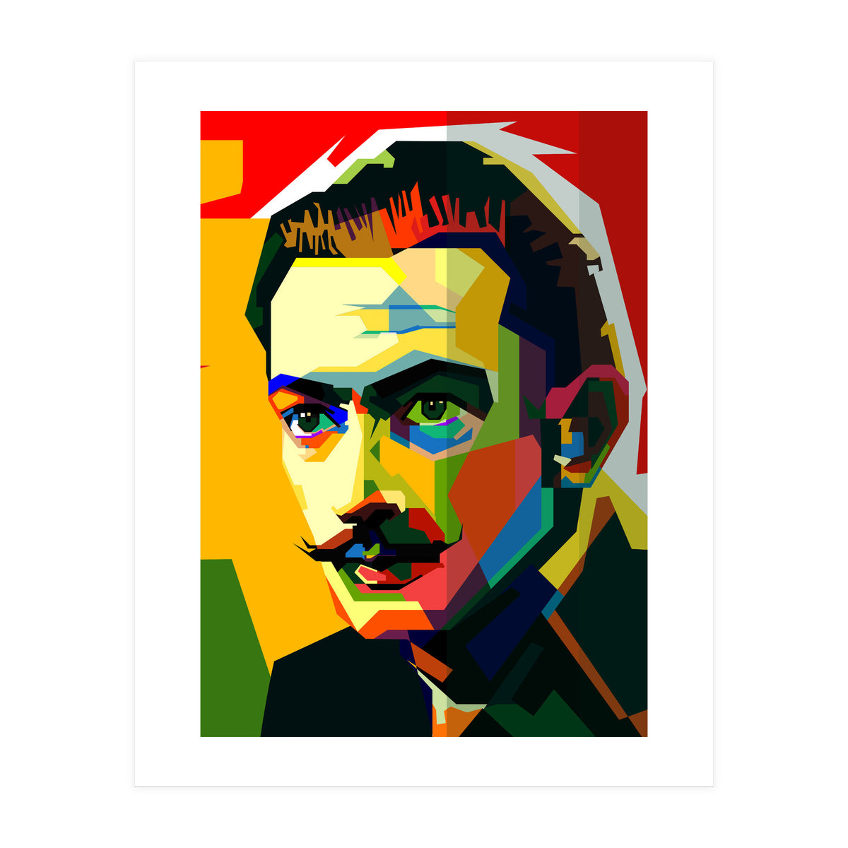 Salvador Dali Maestro Painting Pop Art Wpap (Print Only)