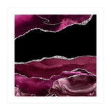 Burgundy & Silver Agate Texture 02 (Print Only) thumbnail