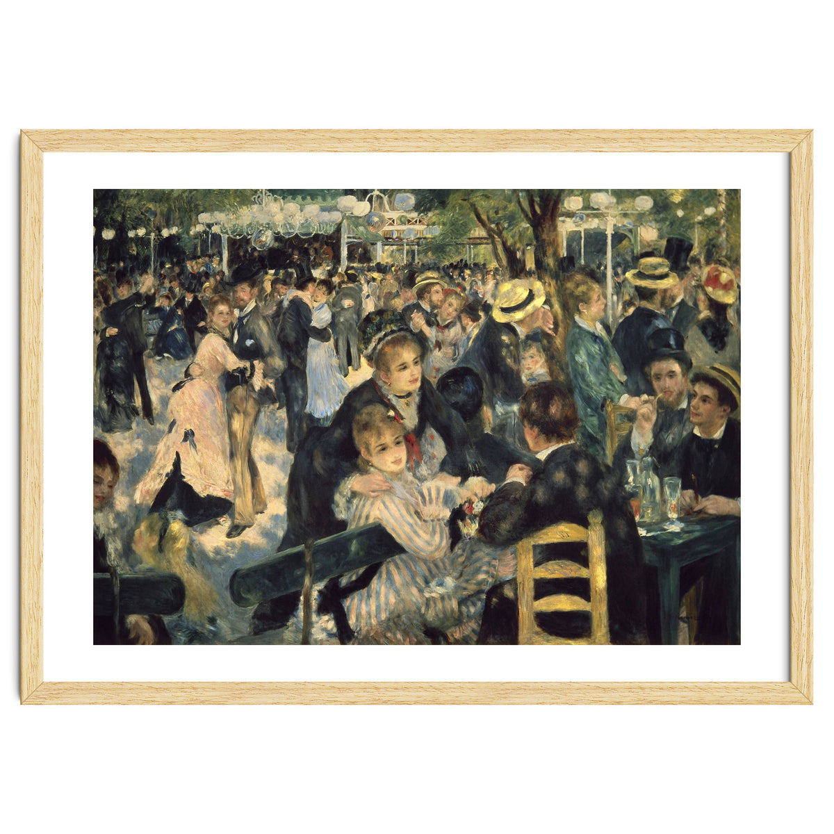 'Dance at Le moulin de la Galette', 1876, Oil on canvas, 131 x 175 cm.