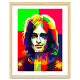 David Gilmour Pink Floyd Classic Rock Art WPAP thumbnail