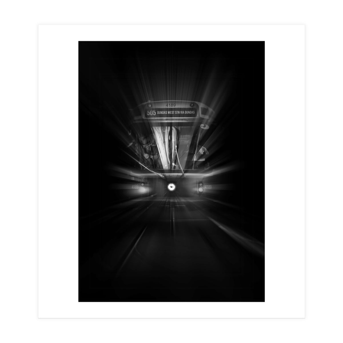 The 505 Dundas Streetcar Flow Version No 1 (Print Only)