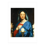 Jean Auguste Dominique Ingres / 'The Virgin Mary Prays to the Host', 1866. (Print Only) thumbnail