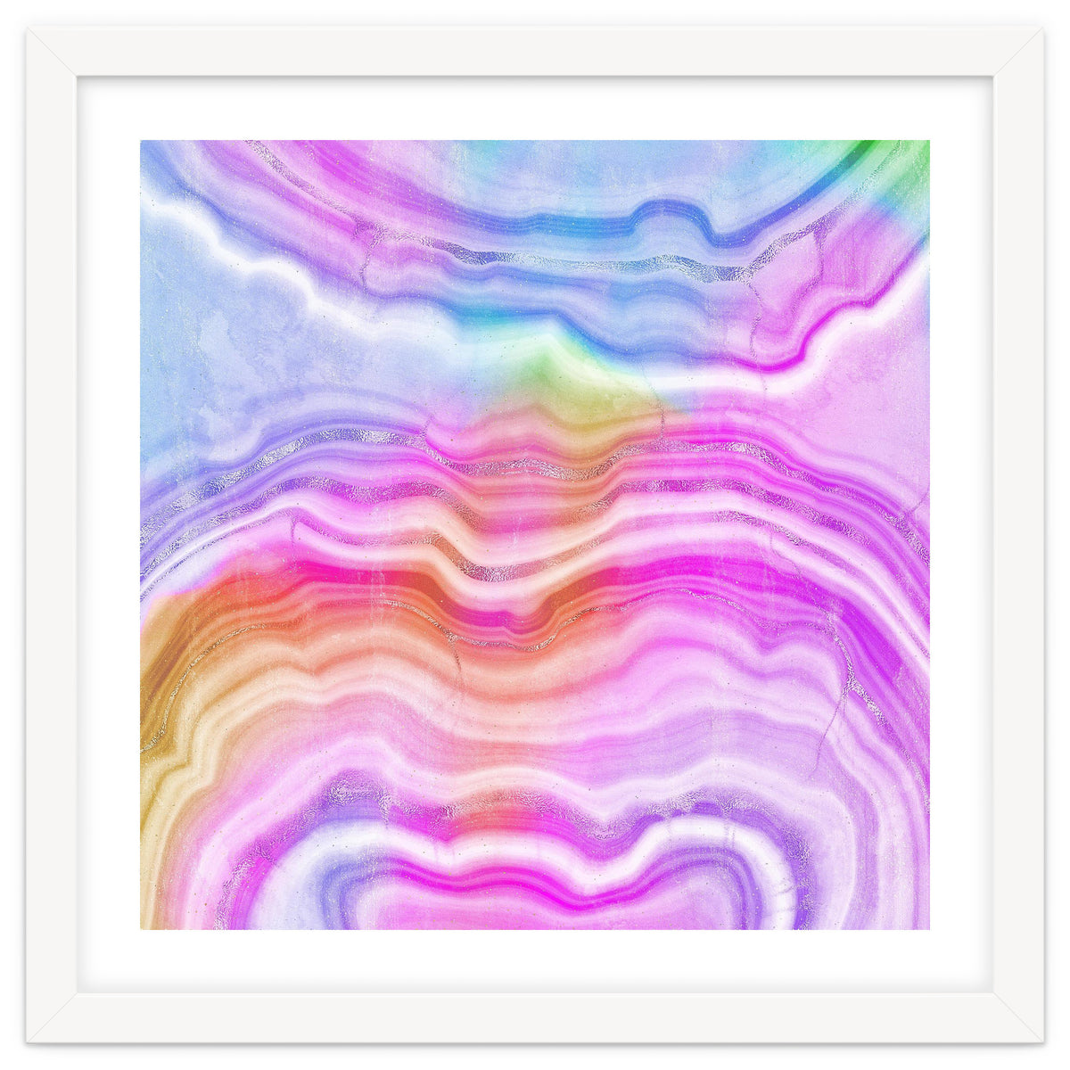 Neon Agate Texture 03