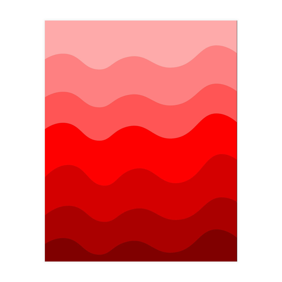 Red gradient design  (Print Only)