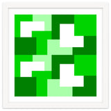 Green Abstract Square Tiles thumbnail
