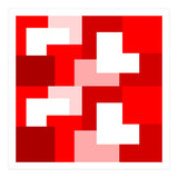 Red Abstract Square Tiles (Print Only) thumbnail