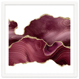 Burgundy & Gold Glitter Agate Texture 08 thumbnail