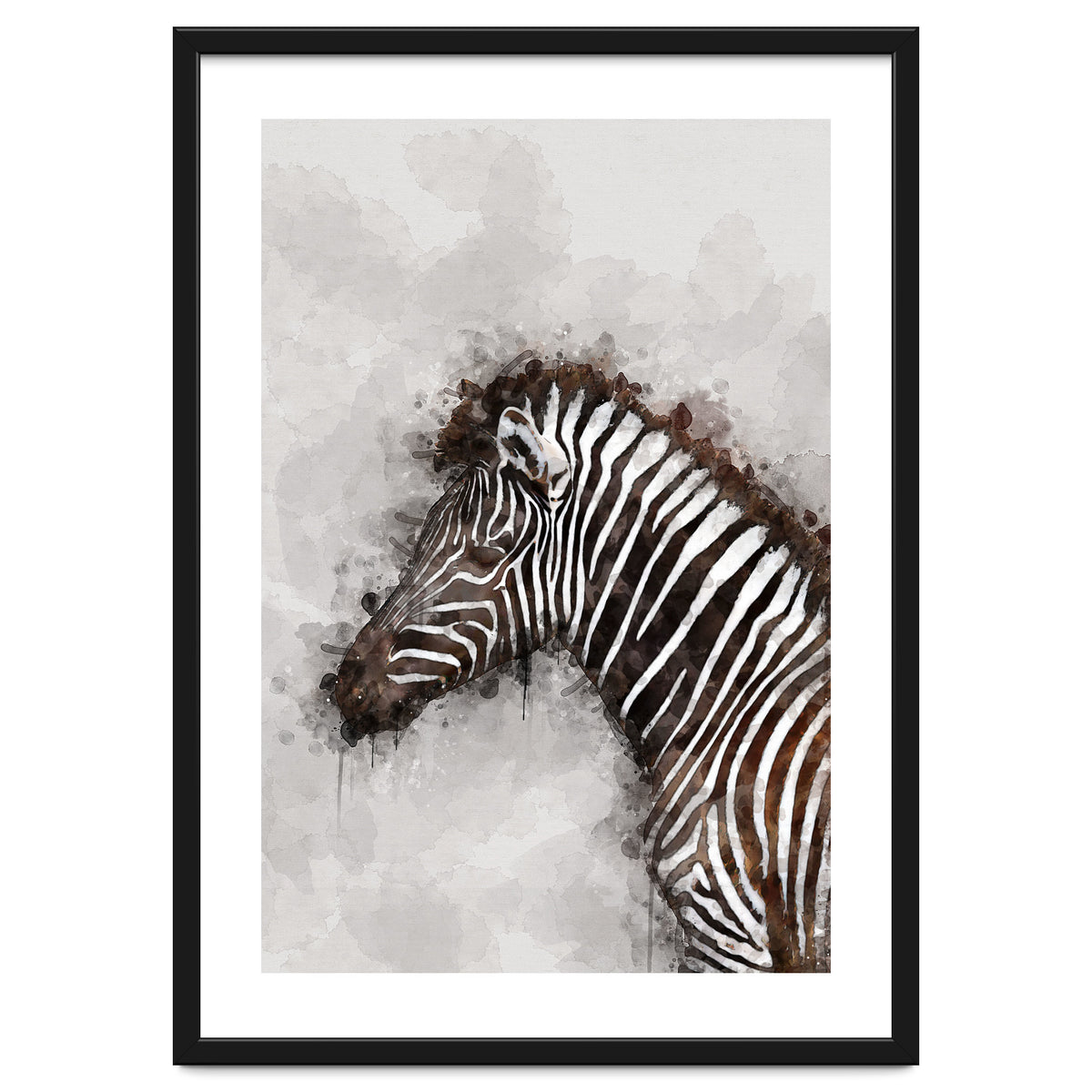 Zebra Watercolor
