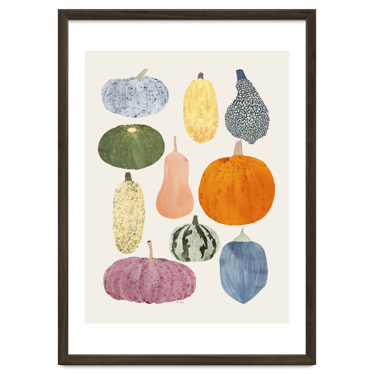 Still Life Of Pumpkins