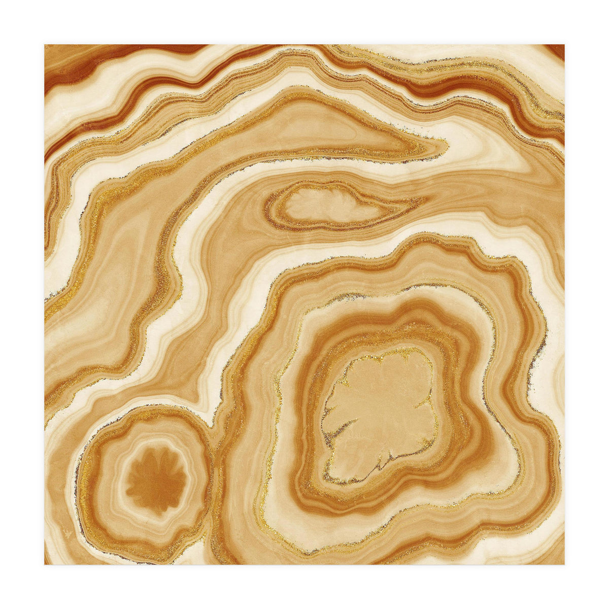 Golden Agate Texture 05 (Print Only)