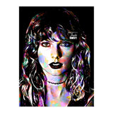 Taylor Swift Colorful Art 3 (Print Only) thumbnail