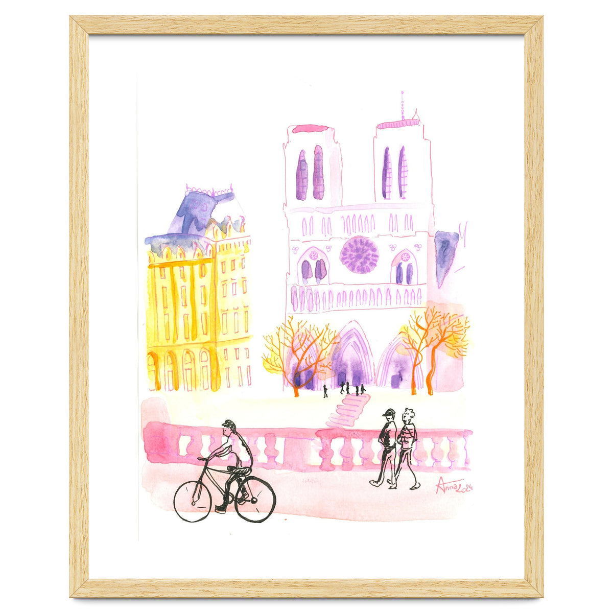 Paris Notre-dame Pink