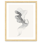 Abstract Black And White Swirling Lines Flowing Form thumbnail