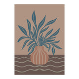 Modern Vase with Tropical Leaves (Print Only) thumbnail