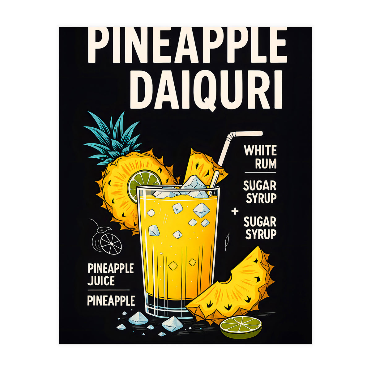 Pineapple Daiquiri  (Print Only)