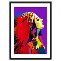 Apache Woman Pop Art Wpap