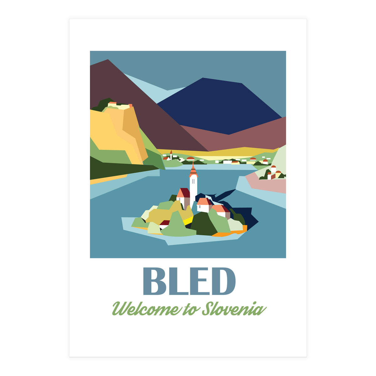 Bled, Welcome To Slovenia (Print Only)