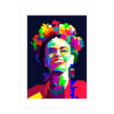 Frida Kahlo Mexican Artist Painting Pop Art WPAP (Print Only) thumbnail