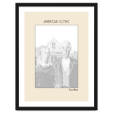 American Gothic – Grant Wood (ascii Art) thumbnail