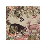 Nostalgic Autumn guardians of the forest (Print Only) thumbnail