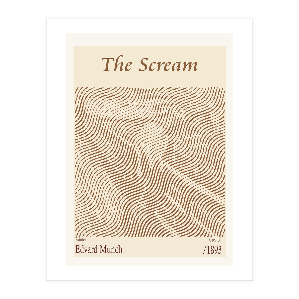The Scream – Edvard Munch (1893) (Print Only)