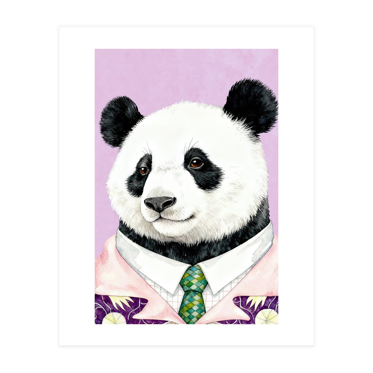 Dapper Panda Portrait (Print Only)