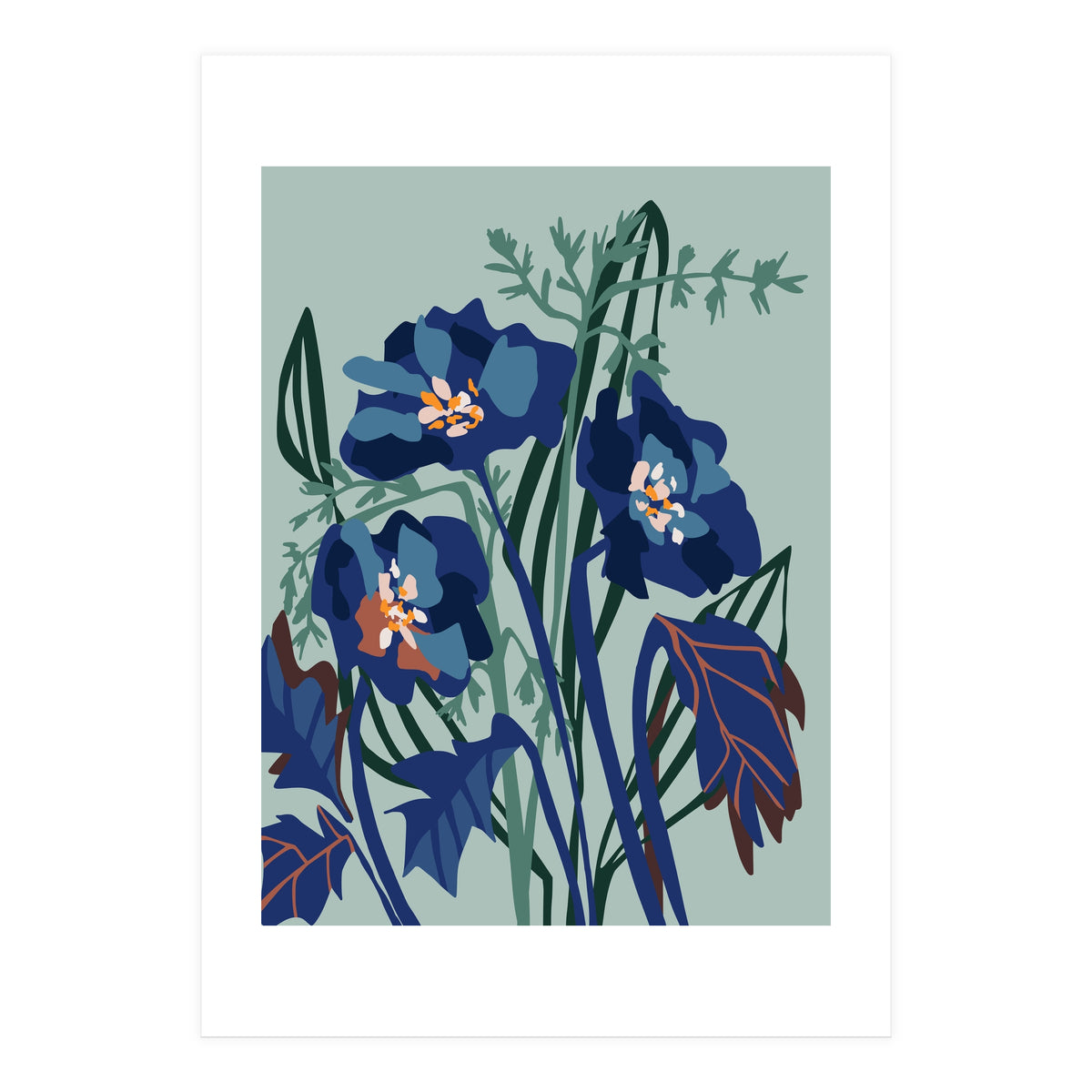 Wild Flowers Light (Print Only)