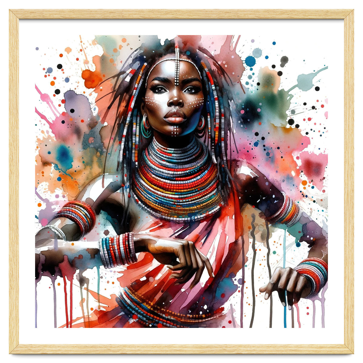 Beaded Majesty Dancer Portrait