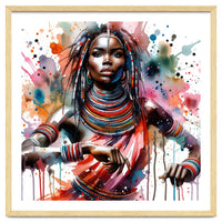 Beaded Majesty Dancer Portrait